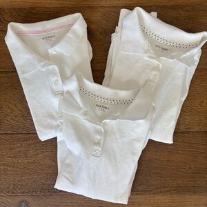 Old Navy white polo shirts NWOT
